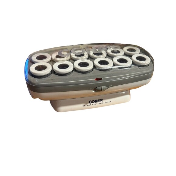 Conair Instant Heat Hairsetter 12Hot Rollers Curlers 5 Clips  CHV14N - Picture 1 of 11